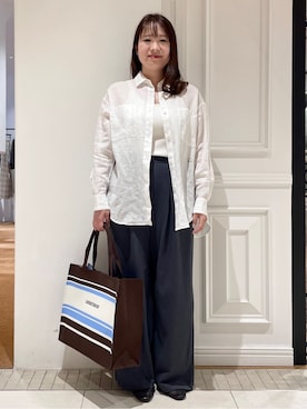 「DRESSTERIOR（ドレステリア）のアイテム」を使った、minowaさん（レディース・156cm）の春コーディネート