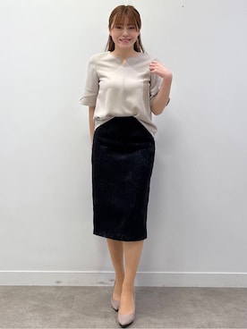 「COUP DE CHANCE（クードシャンス）のアイテム」を使った、sayaさん（レディース・166cm）の春コーディネート