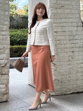 「COUP DE CHANCE（クードシャンス）のアイテム」を使った、sayaさん（レディース・166cm）の春コーディネート