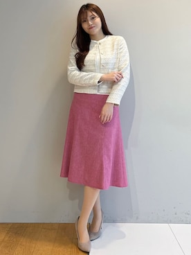 「COUP DE CHANCE（クードシャンス）のアイテム」を使った、sayaさん（レディース・166cm）の冬コーディネート