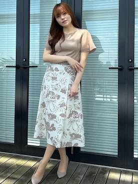「MINIMUM（ミニマム）のアイテム（トップス）」を使った、sayaさん（レディース・166cm）の春コーディネート