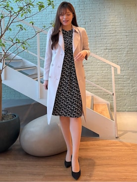 「COUP DE CHANCE（クードシャンス）のアイテム」を使った、sayaさん（レディース・166cm）の冬コーディネート