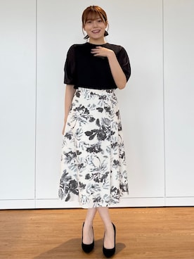 「COUP DE CHANCE（クードシャンス）のアイテム」を使った、sayaさん（レディース・166cm）の春コーディネート