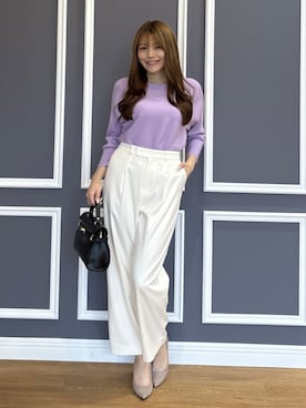 「COUP DE CHANCE（クードシャンス）のアイテム」を使った、sayaさん（レディース・166cm）の秋コーディネート