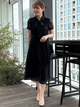 「COUP DE CHANCE（クードシャンス）のアイテム」を使った、sayaさん（レディース・166cm）の春コーディネート