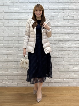 「COUP DE CHANCE（クードシャンス）のアイテム」を使った、sayaさん（レディース・166cm）の秋コーディネート