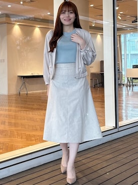 「COUP DE CHANCE（クードシャンス）のアイテム」を使った、sayaさん（レディース・166cm）の春コーディネート