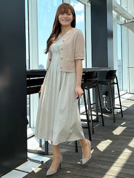 「COUP DE CHANCE（クードシャンス）のアイテム」を使った、sayaさん（レディース・166cm）の春コーディネート