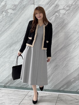 「COUP DE CHANCE（クードシャンス）のアイテム」を使った、sayaさん（レディース・166cm）の秋コーディネート