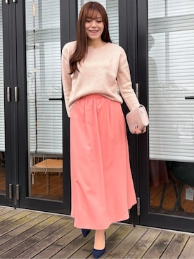 「COUP DE CHANCE（クードシャンス）のアイテム」を使った、sayaさん（レディース・166cm）の冬コーディネート