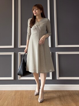 「COUP DE CHANCE（クードシャンス）のアイテム（ショルダーバッグ）」を使った、sayaさん（レディース・166cm）の夏コーディネート