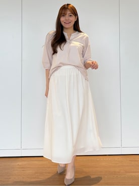 「COUP DE CHANCE（クードシャンス）のアイテム」を使った、sayaさん（レディース・166cm）の春コーディネート