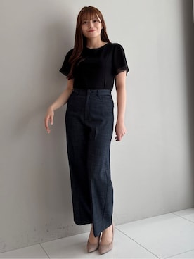 「COUP DE CHANCE（クードシャンス）のアイテム」を使った、sayaさん（レディース・166cm）の春コーディネート