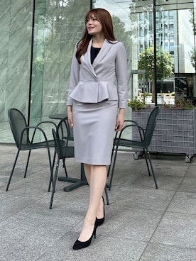 「オフィスカジュアル」｜sayaさん（レディース・166cm）の夏コーディネート