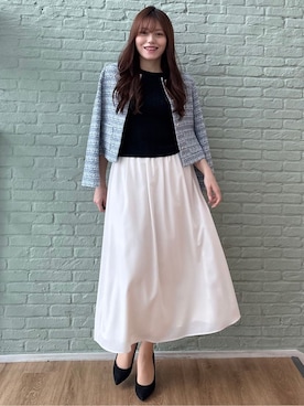 「COUP DE CHANCE（クードシャンス）のアイテム」を使った、sayaさん（レディース・166cm）の冬コーディネート