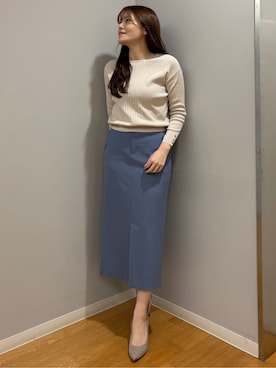 「COUP DE CHANCE（クードシャンス）のアイテム」を使った、sayaさん（レディース・166cm）の冬コーディネート