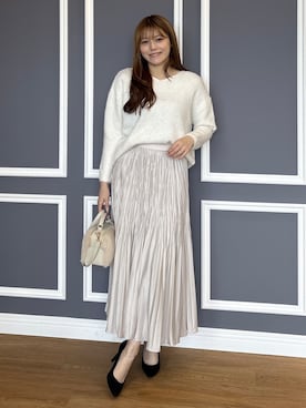 「COUP DE CHANCE（クードシャンス）のアイテム」を使った、sayaさん（レディース・166cm）の秋コーディネート