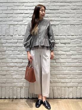 「OPAQUE.CLIP（オペークドットクリップ）のアイテム」を使った、erinaさん（レディース・167cm）の夏コーディネート