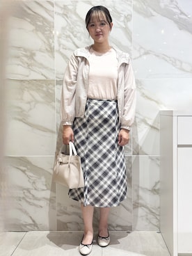 「index（インデックス）のアイテム（ジャケット/アウター）」を使った、makkiさん（レディース・164cm）の春コーディネート