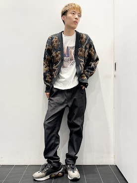 「THE SHOP TK （ザ ショップ ティーケー ）のアイテム（デニムパンツ）」を使った、ちびちゃんさん（メンズ・174cm）の秋コーディネート