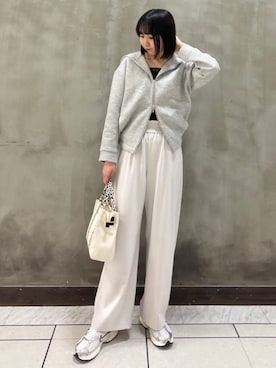 「Lee（リー）のアイテム（バッグ）」を使った、maiさん（レディース・163cm）の冬コーディネート