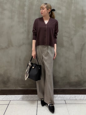 「grove（グローブ）のアイテム」を使った、maiさん（レディース・163cm）の秋コーディネート