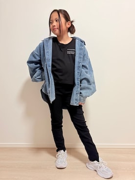 「THE SHOP TK （ザ ショップ ティーケー ）のアイテム」を使った、YUMIさん（キッズ・130cm）の春コーディネート