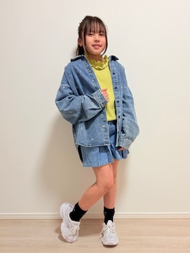 「THE SHOP TK （ザ ショップ ティーケー ）のアイテム」を使った、YUMIさん（キッズ・130cm）の春コーディネート