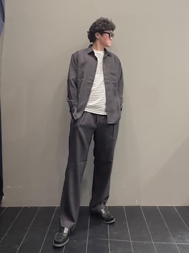 SHUさん（メンズ・170cm）の春コーディネート