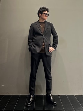 SHUさん(メンズ・170cm)の冬コーディネート
