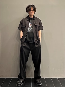 「THE SHOP TK （ザ ショップ ティーケー ）のアイテム（シャツ/ブラウス）」を使った、SHUさん（メンズ・169cm）の夏コーディネート
