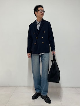 蒲谷祐太さん(メンズ・180cm)の秋コーディネート