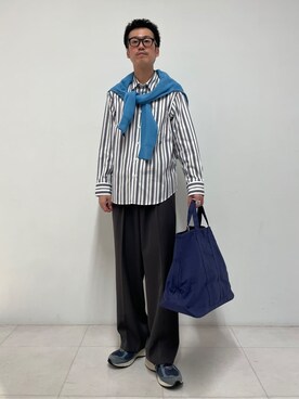 蒲谷祐太さん(メンズ・180cm)の秋コーディネート