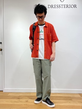 蒲谷祐太さん(メンズ・180cm)の夏コーディネート