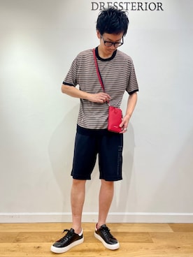 蒲谷祐太さん(メンズ・180cm)の夏コーディネート