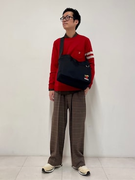 蒲谷祐太さん(メンズ・180cm)の秋コーディネート