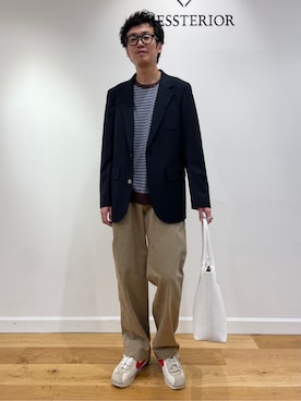 蒲谷祐太さん（メンズ・180cm）の夏コーディネート