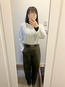 「GYMPHLEX（ジムフレックス）のアイテム」を使った、ぽむぽむぷりんさん（レディース・167cm）の春コーディネート