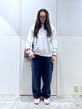 「XLARGE（エクストララージ）のアイテム」を使った、reiaさん（レディース・173cm）の秋コーディネート