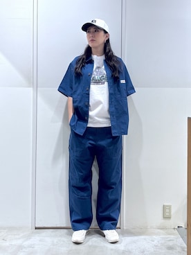「XLARGE（エクストララージ）のアイテム」を使った、reiaさん（レディース・173cm）の春コーディネート