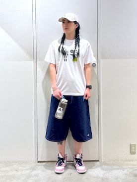 「アイテム（食器/キッチン）」を使った、reiaさん（レディース・173cm）の夏コーディネート