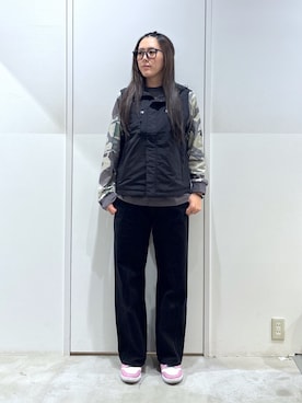 「XLARGE（エクストララージ）のアイテム」を使った、reiaさん（レディース・173cm）の秋コーディネート