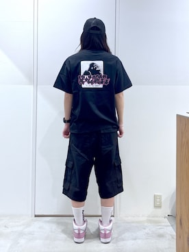 「XLARGE（エクストララージ）のアイテム（トップス）」を使った、reiaさん（レディース・173cm）の春コーディネート