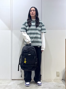 「XLARGE（エクストララージ）のアイテム」を使った、reiaさん（レディース・173cm）の春コーディネート