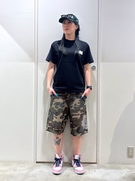 「XLARGE（エクストララージ）のアイテム」を使った、reiaさん（レディース・173cm）の夏コーディネート