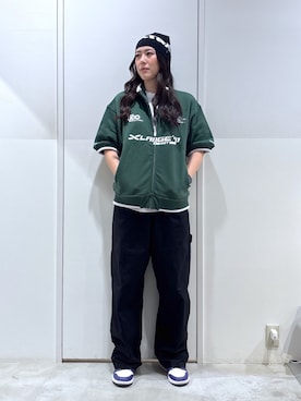 「XLARGE（エクストララージ）のアイテム」を使った、reiaさん（レディース・173cm）の春コーディネート