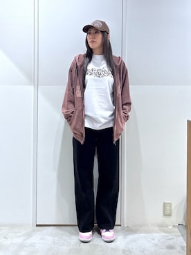 「XLARGE（エクストララージ）のアイテム」を使った、reiaさん（レディース・173cm）の秋コーディネート