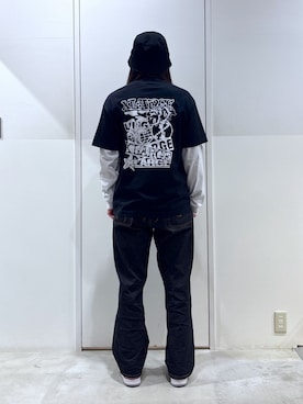 「XLARGE（エクストララージ）のアイテム」を使った、reiaさん（レディース・173cm）の春コーディネート