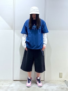 「XLARGE（エクストララージ）のアイテム」を使った、reiaさん（レディース・173cm）の春コーディネート