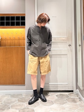 「HAVERSACK（ハバーザック）のアイテム」を使った、UT0さん（メンズ・174cm）の夏コーディネート